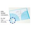 「アスクル インデックス付き見開きカラークリアーホルダー ブルー 79389 1セット(100冊:10冊入×10袋) オリジナル」の商品サムネイル画像3枚目