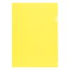 「プラス 高透明カラークリアホルダー A4 イエロー 黄色 1セット（30枚） ファイル 80163」の商品サムネイル画像1枚目