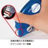 「プラス テープのり ノリノプロ 本体 しっかり貼れるタイプ 39253 1セット（5個：1個×5）」の商品サムネイル画像3枚目