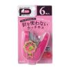 「プラス 針なしホッチキス ペーパークリンチ 6枚とじ ピンク 3個 SL106N 31125」の商品サムネイル画像2枚目