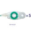 「テープのり　PIT　ピットタックC　貼ってはがせる　仮止め　詰め替えタイプ　カートリッジ　PR-CK　5個　トンボ鉛筆」の商品サムネイル画像1枚目