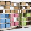 「コクヨ 文書保存箱（フォルダー用） B4/A4用 ブルー 青 40枚 書類収納 ダンボール B4A4-BX-B」の商品サムネイル画像4枚目