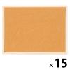「両面コルクボード　M（600×450mm）　WCB-6045　15枚　ナカバヤシ」の商品サムネイル画像1枚目