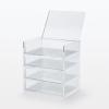 「無印良品 重なるアクリルケース2段引出 約幅17.5×奥行13×高さ9.5cm 1セット（6個） 良品計画」の商品サムネイル画像8枚目