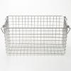 「無印良品 ステンレスワイヤーバスケット4 約幅37×奥行26×高さ18cm 1セット（4個） 良品計画」の商品サムネイル画像3枚目