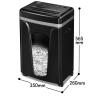 「A4  クロスカットシュレッダー (21L/最大17枚細断) Bー151C 3419201 フェローズ」の商品サムネイル画像2枚目