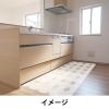 「【アウトレット】明和グラビア 透明キッチンマット 90cmX180cm 1個　汚れ対策　床キズ対策　ずれにくいマット　簡単」の商品サムネイル画像2枚目