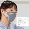 「超快適マスク SMART COLOR（スマート カラー） アッシュグレー ふつう 1セット（7枚×5個） ユニ・チャーム」の商品サムネイル画像4枚目