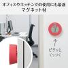「タニタ 温湿度計 時計 温度 湿度 デジタル 卓上 マグネット ピンク TT-585-PK」の商品サムネイル画像2枚目
