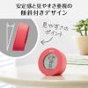 「タニタ 温湿度計 時計 温度 湿度 デジタル 卓上 マグネット ピンク TT-585-PK」の商品サムネイル画像3枚目