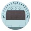 タニタ 温湿度計 時計 温度 湿度 デジタル 卓上 マグネット ライトブルー TT-585-BL