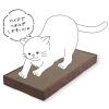 「バリバリパッドワイド ダークブラウン 爪とぎ 猫壱」の商品サムネイル画像4枚目