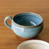 「伊賀焼 土物 手付きスープ カップ 450cc 青生子 1個 TOJIKITONYA」の商品サムネイル画像2枚目