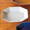 「美濃焼 磁器 Yattsu カレー・パスタ皿 26.5×17.5cm グレー 1枚 TOJIKITONYA」の商品サムネイル画像2枚目