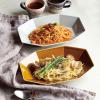 「美濃焼 磁器 Yattsu カレー・パスタ皿 26.5×17.5cm グレー 1枚 TOJIKITONYA」の商品サムネイル画像5枚目