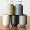 「【アウトレット】美濃焼 磁器 ALKO 湯呑 直径6.3×高さH8.5cm グレージュブルー 1個 TOJIKITONYA」の商品サムネイル画像4枚目