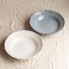 「美濃焼 磁器 ハイド ボウル大 直径24×高さ6cm グレー 1個 TOJIKITONYA」の商品サムネイル画像3枚目