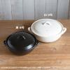 「萬古焼 耐熱土 IH土鍋 8号（3~4人用）内面セラミックコート 黒 1個 TOJIKITONYA」の商品サムネイル画像6枚目