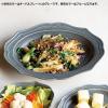 「美濃焼 磁器 Carbell オーバルプレートL ブルー 27×19.5cm 1枚 TOJIKITONYA」の商品サムネイル画像3枚目