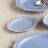 「美濃焼 磁器 Carbell オーバルプレートS ブルー 17.7×12.5cm 1枚 TOJIKITONYA」の商品サムネイル画像2枚目