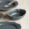 「美濃焼 磁器 Carbell オーバルボウル グレー 17.7×12.5cm 1個 TOJIKITONYA」の商品サムネイル画像2枚目