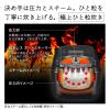 日立 炊飯器 ふっくら御膳 RZ-W100EMK 5.5合炊き 圧力＆スチーム IHタイプ 漆黒