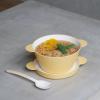 「tak（タック）キッズディッシュ スープボウル 3点セット（ボウル、プレート、スプーン）Mサイズ グレー 電子レンジ対応 1セット 竹中」の商品サムネイル画像3枚目