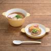「tak（タック）キッズディッシュ スープボウル 3点セット（ボウル、プレート、スプーン）Mサイズ イエロー 電子レンジ対応 1セット 竹中」の商品サムネイル画像6枚目