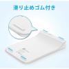 「テンキー ワイヤレス（無線2.4GHz） 薄型 充電式 Tabキー付 ワイヤレステンキー ホワイト KP09-WH iClever」の商品サムネイル画像3枚目