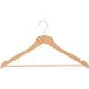 「Woodドレスハンガー 1セット（5本入）」の商品サムネイル画像1枚目