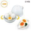 「レンジでらくチン ゆでたまご器 4個用 日本製 1個 曙産業」の商品サムネイル画像8枚目