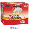 「オンパックス くつ下用 貼るカイロ （白タイプ）1セット（30足入：15足入×2箱） エステー【日本製/持続時間約9時間】」の商品サムネイル画像9枚目