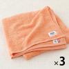 「今治タオル バスタオル ロハコ限定 LOHACO Basic towel アプリコットオレンジ 約65×130cm 3枚 【送料無料】  オリジナル」の商品サムネイル画像1枚目