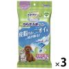 「デオクリーン からだふきシート 小型犬・猫用 香り付き 28枚 3袋 ハウスダスト 花粉ケア」の商品サムネイル画像1枚目