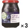 「明治屋 果実実感 つぶつぶブルーベリージャム 340g 3個」の商品サムネイル画像1枚目