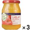 「明治屋 果実実感 しゃきしゃきリンゴジャム 340g 3個」の商品サムネイル画像1枚目