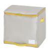「ふとん収納袋 棚上用 コンパクト優収納アルファ 羽毛布団収納ケース 約40×35×36cm グレー 1個 東和産業」の商品サムネイル画像2枚目
