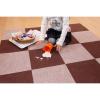 「ワタナベ工業 吸着カーペット ループぴたマット 9枚入 30×30cm ブラウン 1セット（9枚入）」の商品サムネイル画像7枚目
