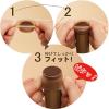 「脚ピタキャップ S 椅子・テーブル脚用 丸・角兼用 1セット（4個入） レック」の商品サムネイル画像4枚目