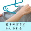 「フリーグリップ10連 洗濯ハンガー 1個 レック(W-306)」の商品サムネイル画像5枚目