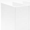 「無印良品 スチロール仕切りスタンド ホワイトグレー 3仕切 大 約270×210×160mm 1セット（2個） 良品計画」の商品サムネイル画像4枚目
