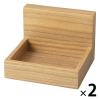 「無印良品 壁に付けられる家具トレー オーク材突板 2個 良品計画」の商品サムネイル画像1枚目