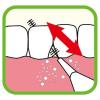 「DENTALPRO（デンタルプロ） 歯間ブラシ 4（M） 1セット（15本入×2） 歯間ブラシ」の商品サムネイル画像4枚目