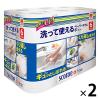 「キッチンペーパー 不織布 61カット スコッティファイン 洗って使えるペーパータオル 1セット（6ロール入×2パック）日本製紙クレシア」の商品サムネイル画像1枚目