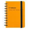 「ロルバーン リングノート ポケット付メモ ミニ 5mm方眼 イエロー 500306184 デルフォニックス （Rollbahn）」の商品サムネイル画像1枚目
