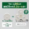 「トイレットペーパー 8ロール ダブル 80m 3.2倍巻き エリエール イーナ 1セット（8ロール×4パック）大王製紙」の商品サムネイル画像3枚目