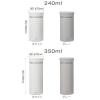 「Mlte（ミルテ）食洗機対応 水筒 EL Bottle 240ml ホワイト 保温・保冷 ステンレスボトル 1個 シービージャパン」の商品サムネイル画像7枚目