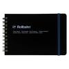 「ロルバーン リングノート ポケット付メモ 横型 M ブラック 500940105 1冊 デルフォニックス（Rollbahn）」の商品サムネイル画像1枚目