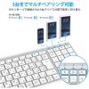 「キーボード ワイヤレス Bluetooth テンキー付/JIS配列/パンタグラフ/超薄型 IC-BK22-SL iClever」の商品サムネイル画像4枚目