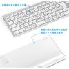 「キーボード ワイヤレス Bluetooth テンキー付/JIS配列/パンタグラフ/超薄型 IC-BK23-SW iClever」の商品サムネイル画像4枚目